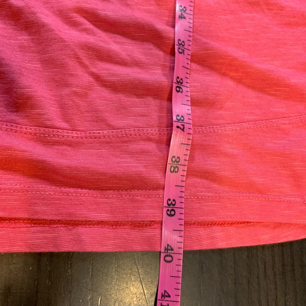 Toad&Co Womens Small Pink Short Sleeve V-Neck Casual T-Shirt Dress Pocket READ - Picture 12 of 13